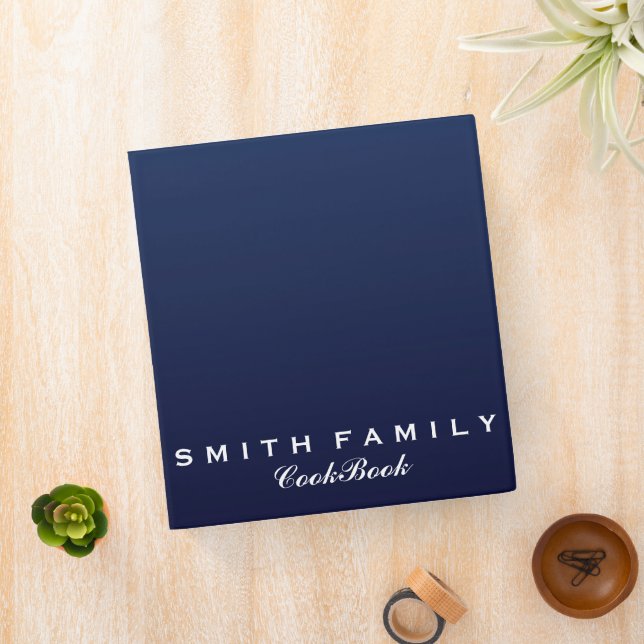 Personalized Family Recipe Cookbook Binder (In Situ)