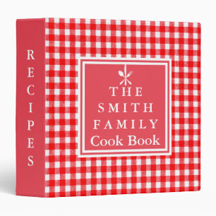 Personalized Family Recipe Cookbook Binder