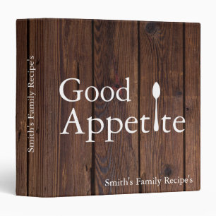 Personalized Family Recipe Cookbook Binder