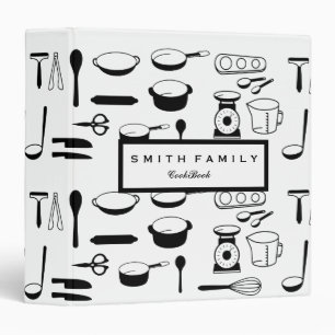 Personalized Family Recipe Cookbook Binder