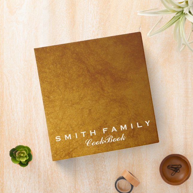 Personalized Family Recipe Cookbook Binder (In Situ)