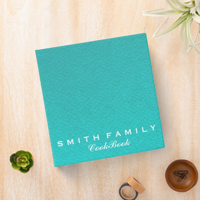 Personalized Family Recipe Cookbook Binder (In Situ)