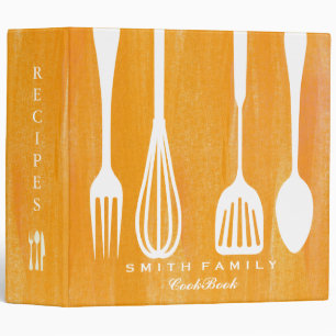 Personalized Family Recipe Cookbook Binder