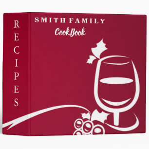 Personalized Family Recipe Cookbook Binder