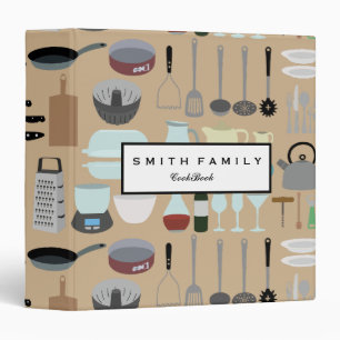 Personalized Family Recipe Cookbook Binder