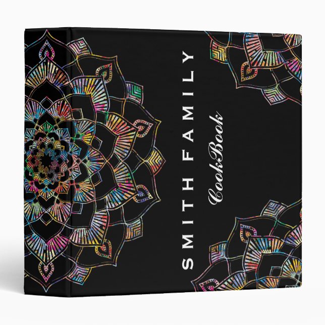 Personalized Family Recipe Cookbook Binder (Front/Spine)