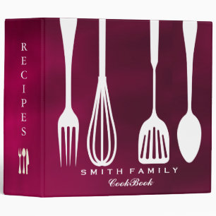 Personalized Family Recipe Cookbook Binder