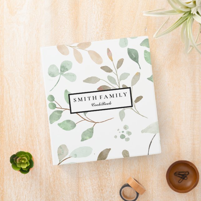 Personalized Family Recipe Cookbook Binder (In Situ)
