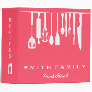 Personalized Family Recipe Cookbook Binder