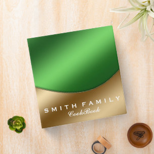 Personalized Family Recipe Cookbook Binder