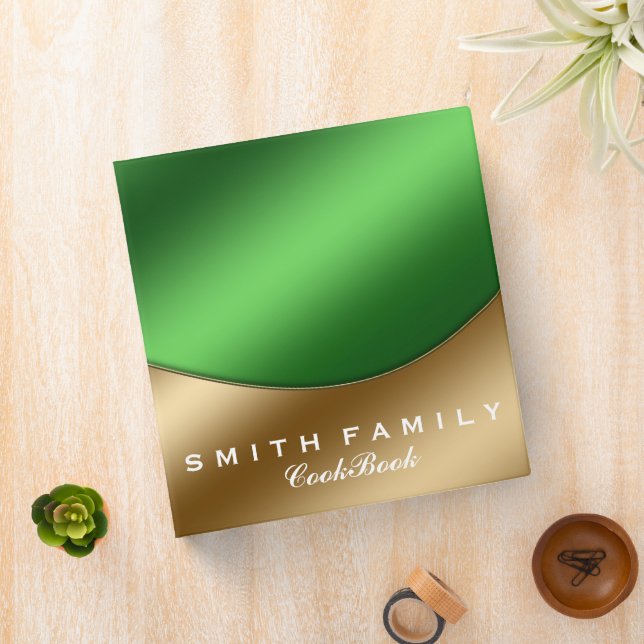 Personalized Family Recipe Cookbook Binder (In Situ)