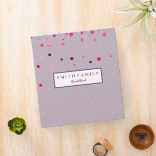 Personalized Family Recipe Cookbook Binder