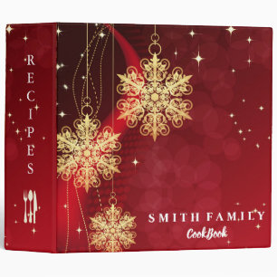 Personalized Family Recipe Cookbook Binder
