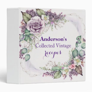 Personalized Family Recipe Cookbook Binder