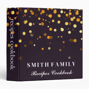 Personalized Family Recipe Cookbook Binder