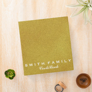 Personalized Family Recipe Cookbook Binder