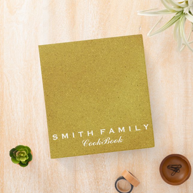 Personalized Family Recipe Cookbook Binder (In Situ)