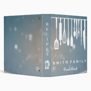 Personalized Family Recipe Cookbook Binder