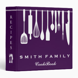 Personalized Family Recipe Cookbook Binder