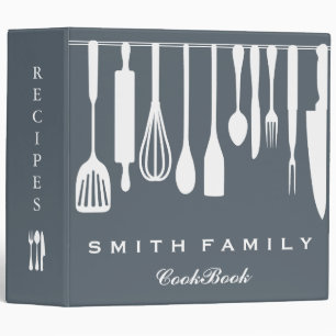 Personalized Family Recipe Cookbook Binder