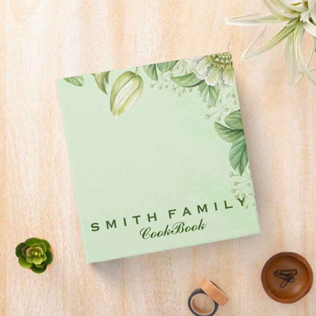 Personalized Family Recipe Cookbook Binder (In Situ)