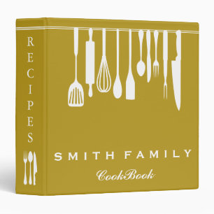Personalized Family Recipe Cookbook Binder