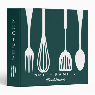 Personalized Family Recipe Cookbook Binder