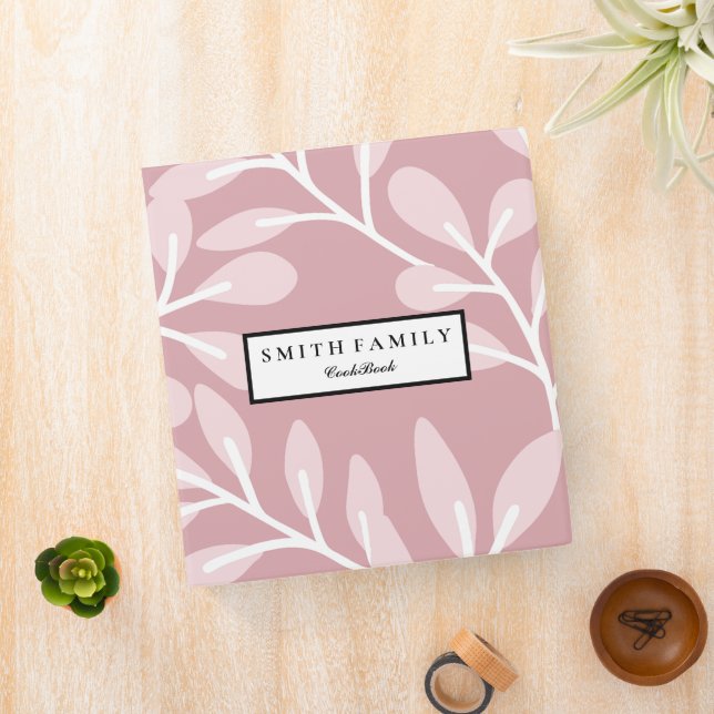 Personalized Family Recipe Cookbook Binder (In Situ)