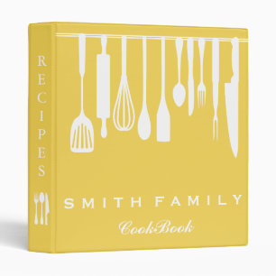 Personalized Family Recipe Cookbook Binder