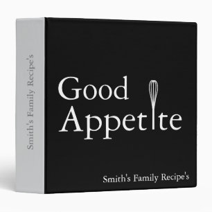 Personalized Family Recipe Cookbook Binder