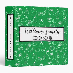 Personalized Family Recipe Cookbook Custom Binder