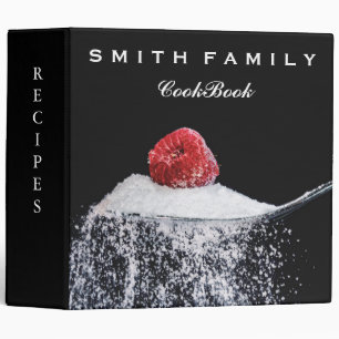 Personalized Family Recipe Cookbook Wood Binder