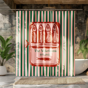 Personalized Family Retro Sardine Tin Stripes