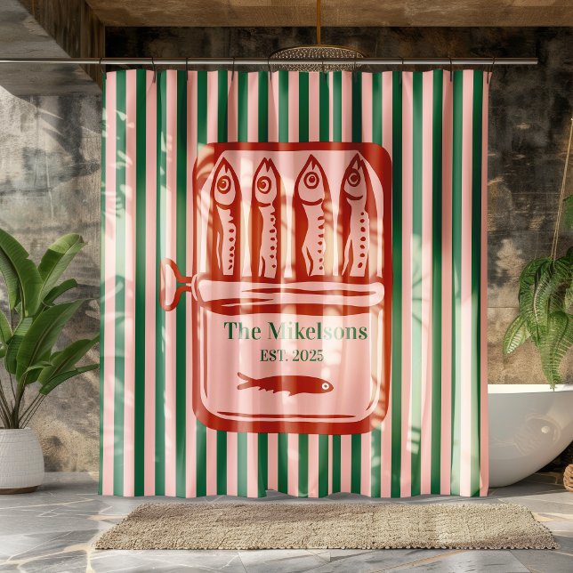 Personalized Family Retro Sardine Tin Stripes (Creator Uploaded)