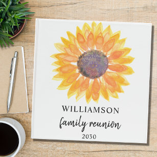Personalized Family Reunion Binder