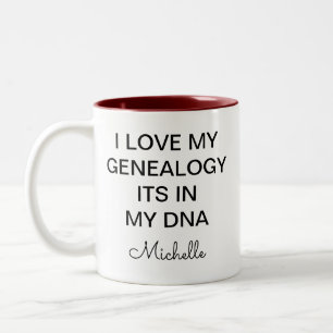 Personalized Family Reunion Cousins Keepsake Two-Tone Coffee Mug