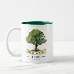 Personalized Family Reunion Keepsake Name Two-Tone Coffee Mug