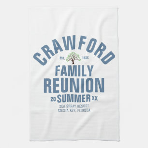 Personalized Family Reunion Kitchen Towels