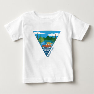 Personalized family Road trip into the mountain Baby T-Shirt