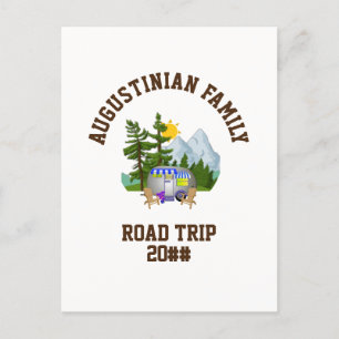 Personalized Family Road Trip Postcard