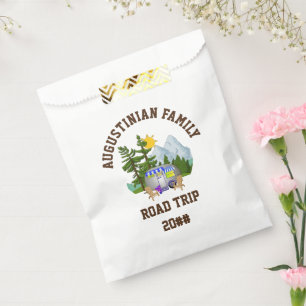 Personalized Family Road Trip Van Life Favour Bag