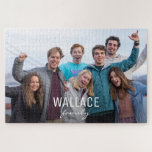 Personalized Family Time Photo Jigsaw Puzzle<br><div class="desc">Give a unique gift that is personalized for the family. Customize this puzzle with their family name and photo.

I'm honoured to have this puzzle as an "Editor's Pick" as part of Zazzle's popular and trending products.</div>