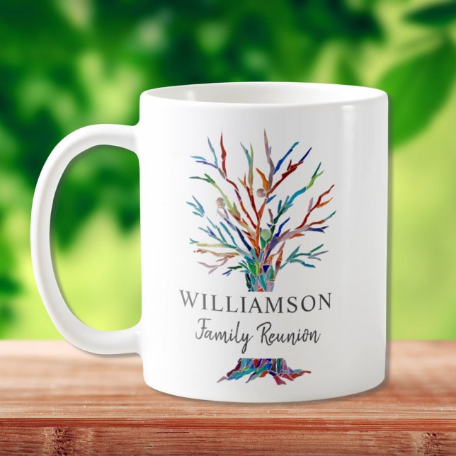 Personalized Family Tree Family Reunion Coffee Mug (Creator Uploaded)