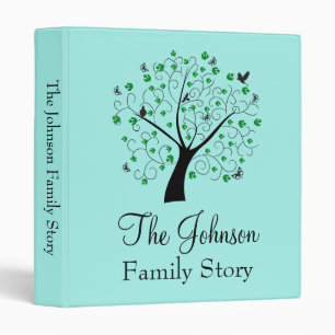 Personalized Family Tree Geneology Binder
