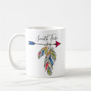 Personalized family tribe classic coffee mug
