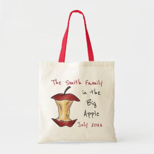 Personalized Family Trip Big Apple NYC Tote Bag