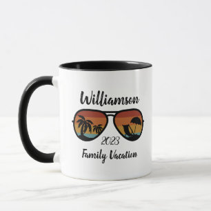 Personalized family vacation mug