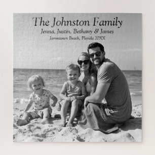 Personalized Family Vacation Photos  Jigsaw Puzzle