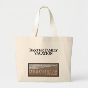 Personalized Family Vacation Tote Custom Beach