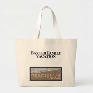 Personalized Family Vacation Tote | Custom Beach